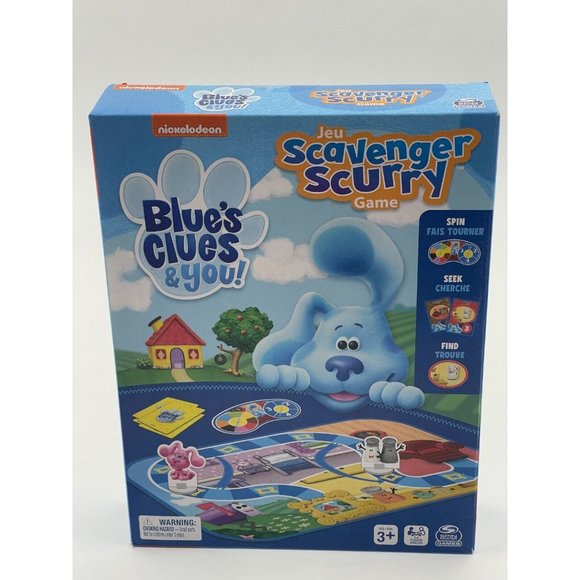 Blue's Clues & You Jeu Scavenger Scurry Game Nickelodeon Board Game Brand New - Picture 1 of 2